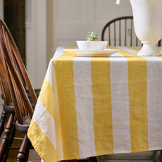 Stripe Linen  Tablecloth Collection