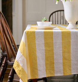 Striped Linen  Tablecloth Collection