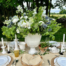 Arlington Gingham Tablecloth