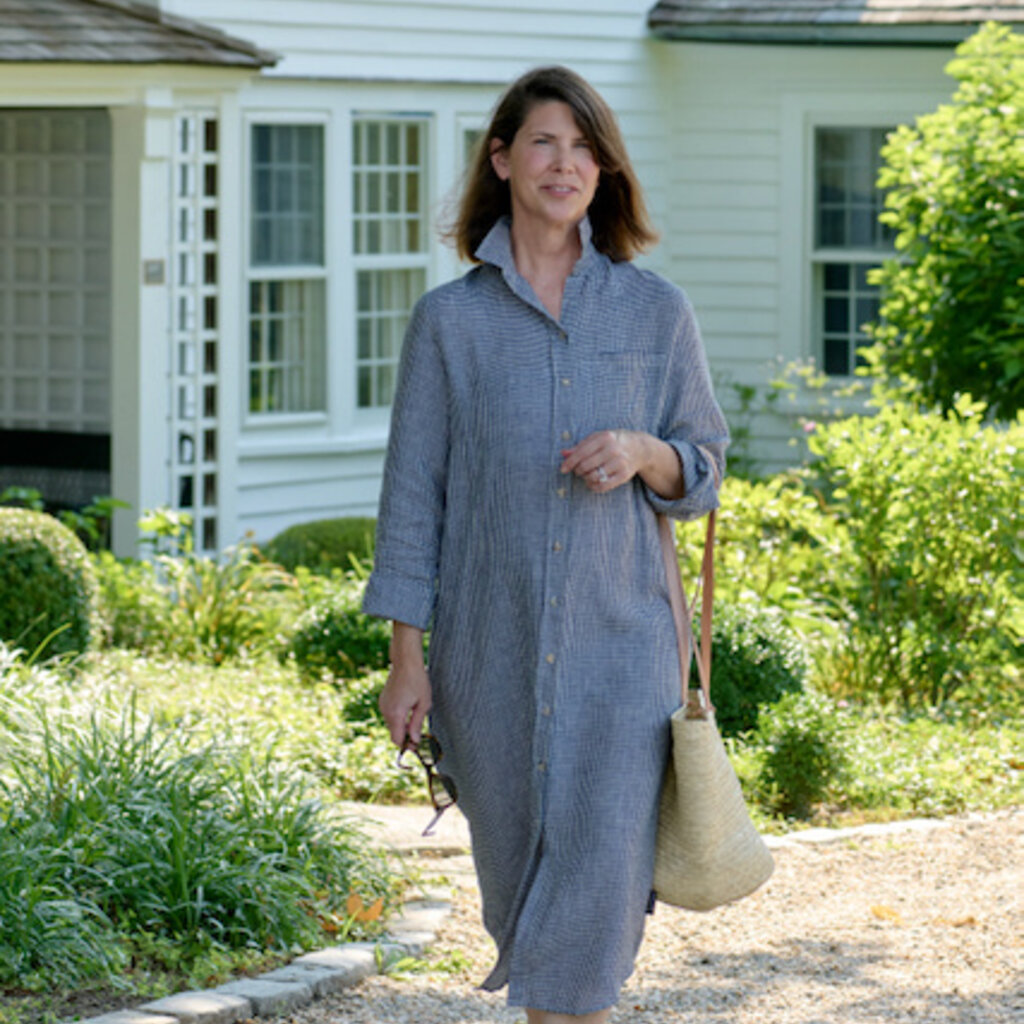 Lucy 100% Linen Dress Long -