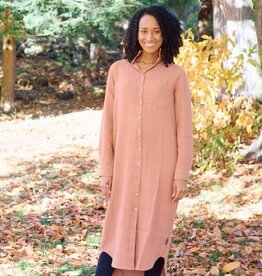 Lucy Rustic Dress - Mocha