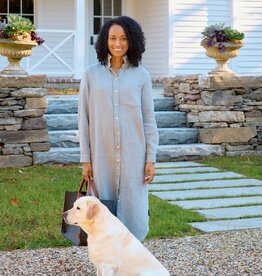 Lucy Rustic Dress -Gray