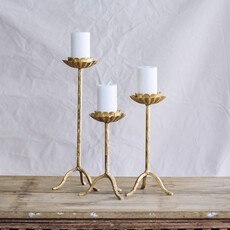 Honeychurch Flower Candlestick - Iron