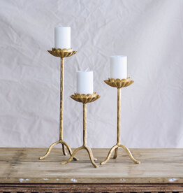Honeychurch Flower Candlestick - Iron