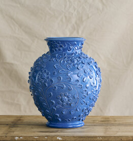 Vase with Vines - Blue