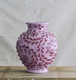 Vase with Vines - Pink