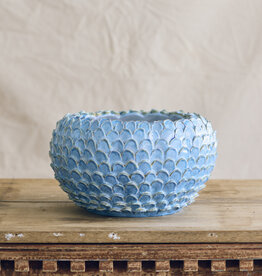 Scalloped Bowl - Blue