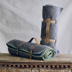 Montcalm Grey Picnic Throw - Basil Stitch