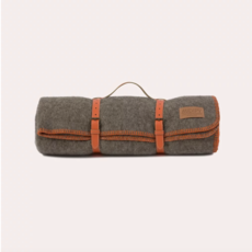 Aure Grey Throw - Tangerine Stitch