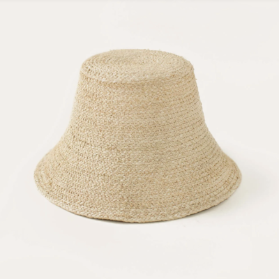 Raffia Bucket Hat - Natural