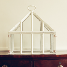 English Cast Iron Victorian Square Cloche