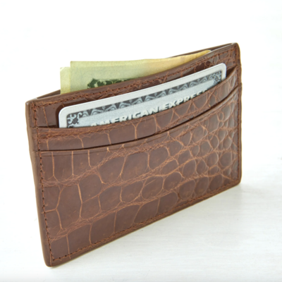 Crocodile Card Case
