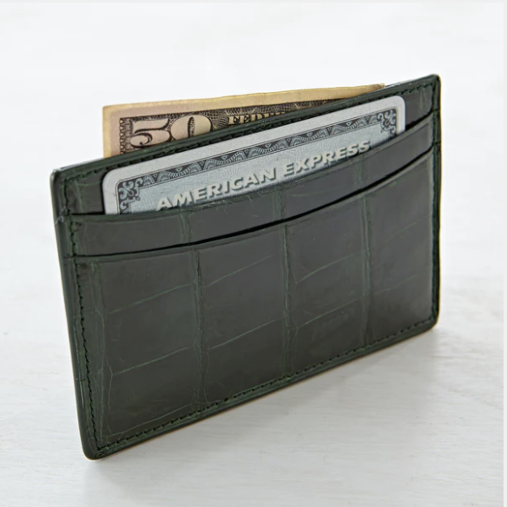 Crocodile Card Case