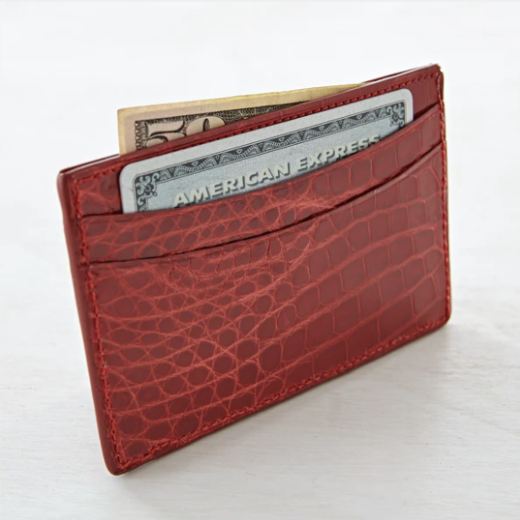 Crocodile Card Case
