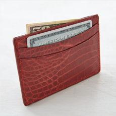 Crocodile Card Case