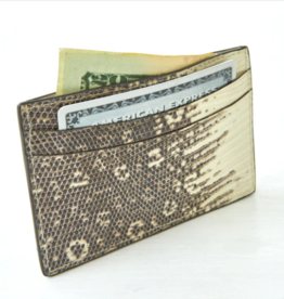 Lizard Card Case - Natural