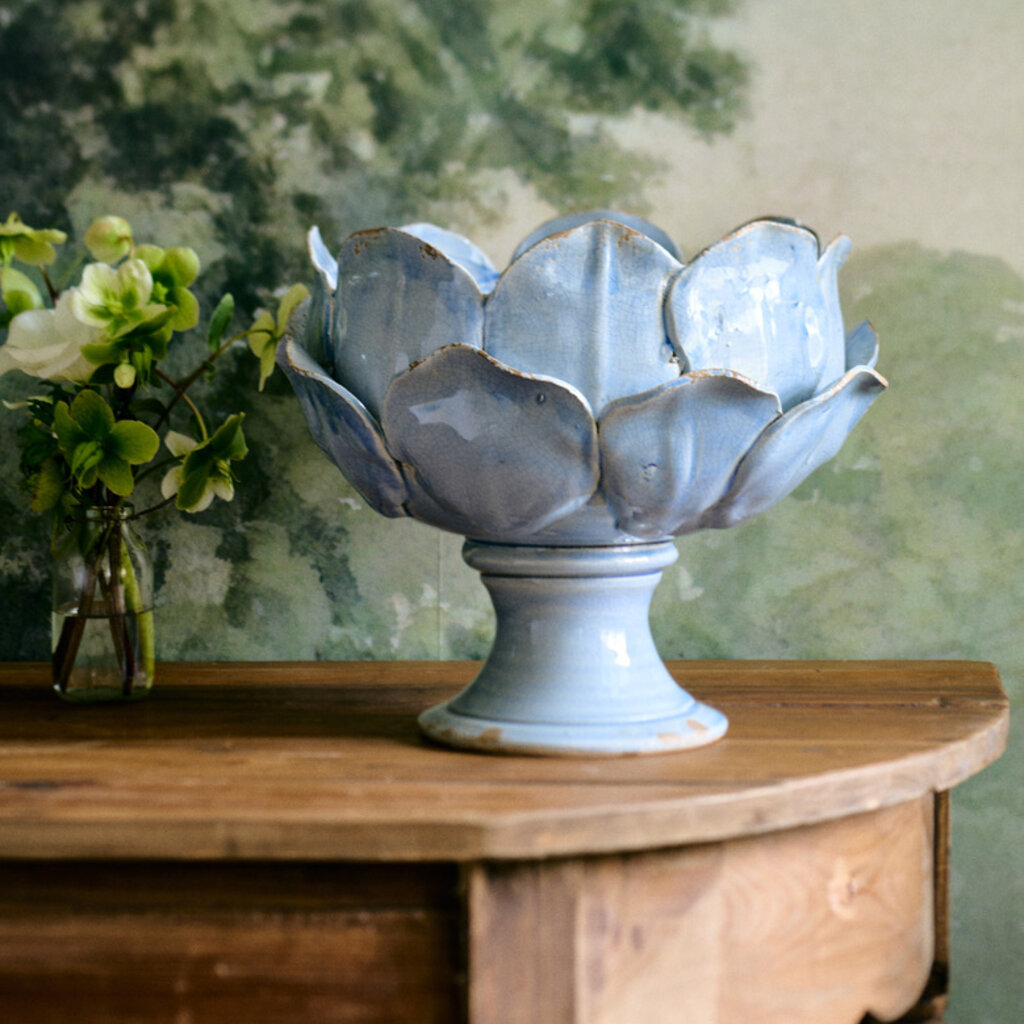Honeychurch Petal Bowl - Small Blue
