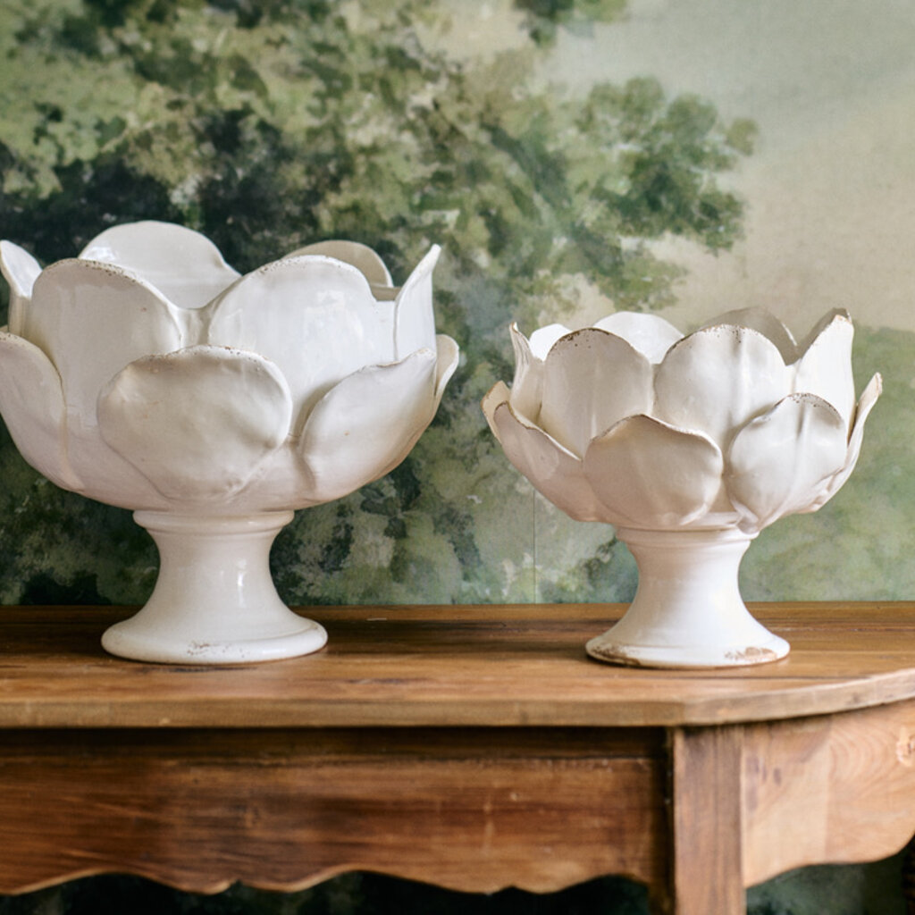 Honeychurch Petal Bowl - Ivory Small