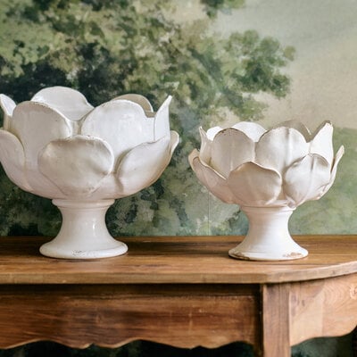 Honeychurch Petal Bowl - Ivory Small