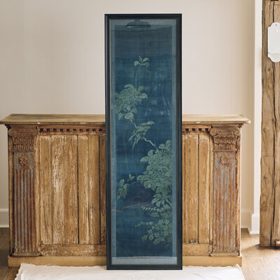 Framed Korean Flowers & Birds - #3