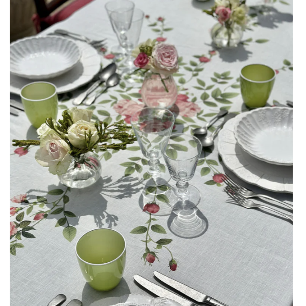 Rose Trellis Tablecloth -