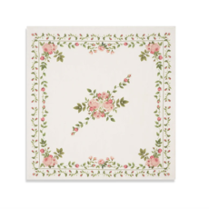 Rose Trellis Linen Napkin