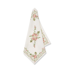 Rose Trellis Linen Napkin