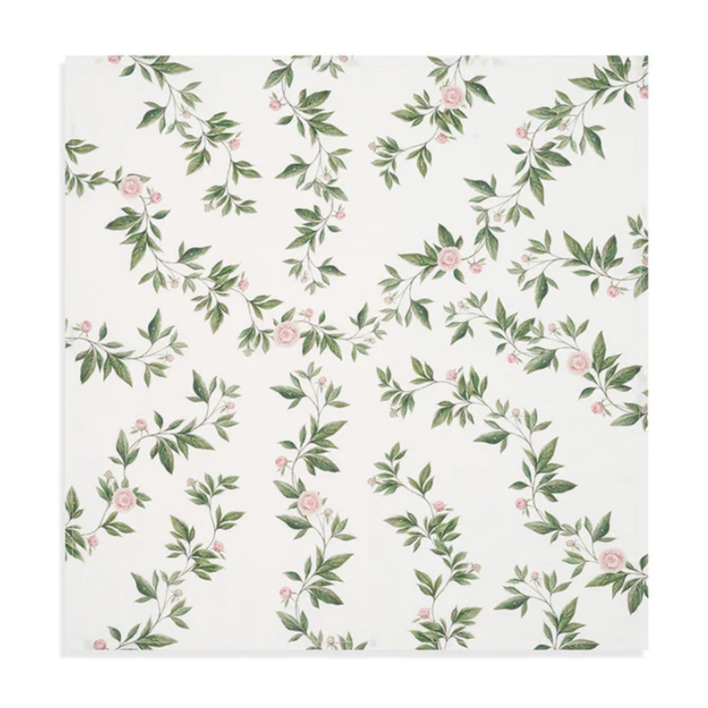 Trailing Peony Linen Napkin