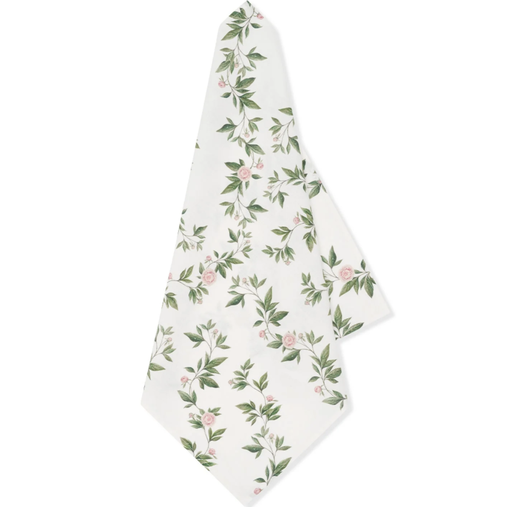 Trailing Peony Linen Napkin