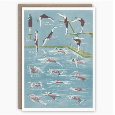 Swimming Card