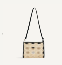 Marion Rattan Bag - Black