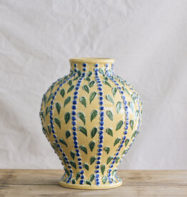 Yellow and Blue Vase