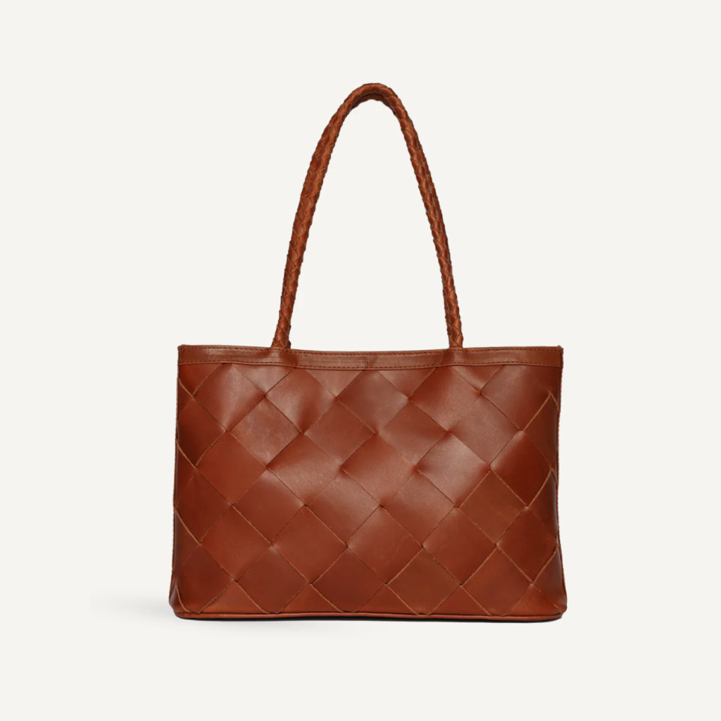 Ella Grand Weave Bag - Sienna