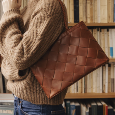 Ella Grand Weave Bag - Sienna