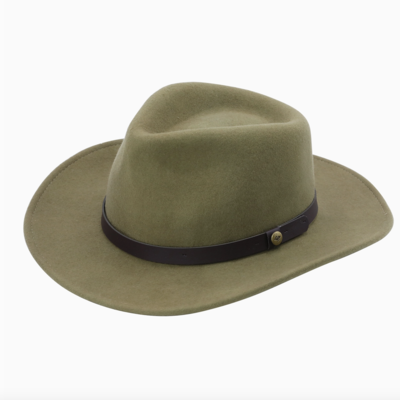 Wool Fedora Crushable Hat