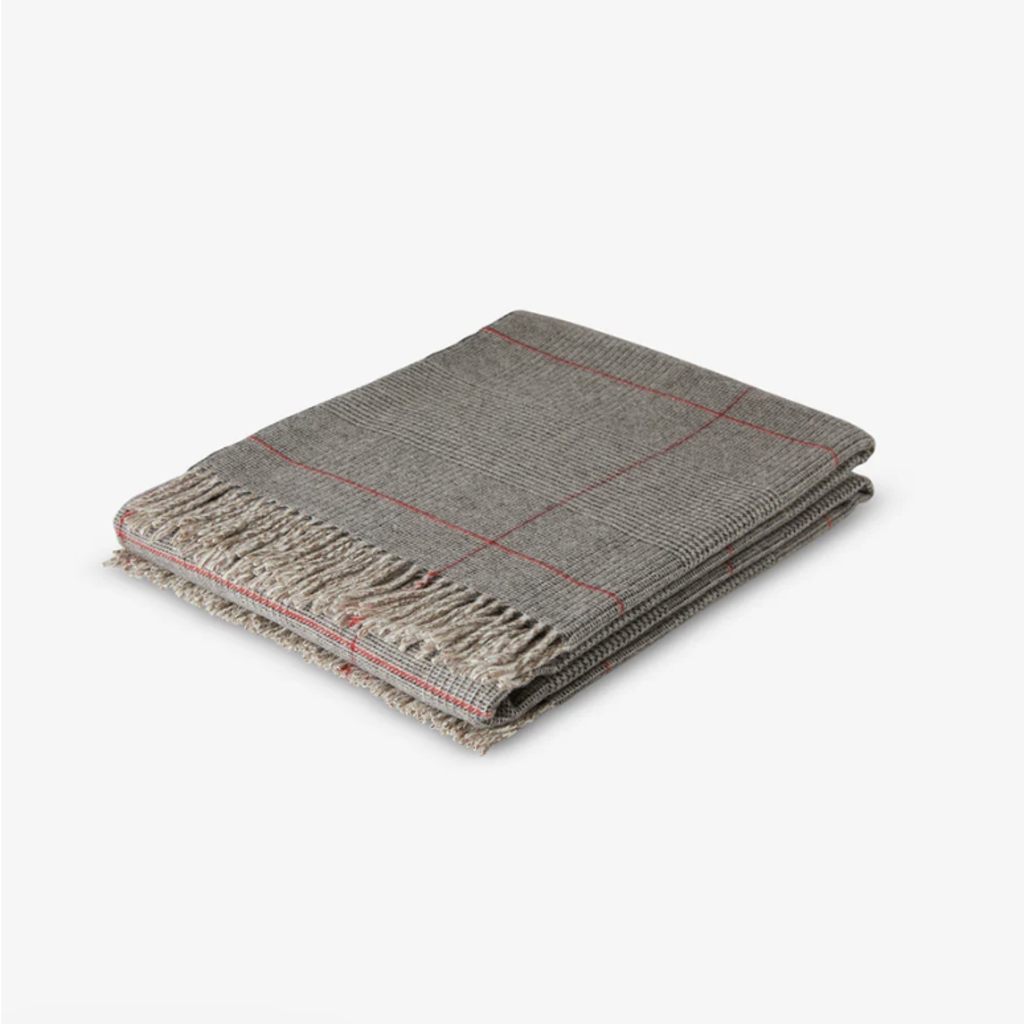 Lambswool Plaid Throw -