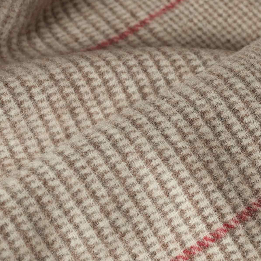 Lambswool Plaid Throw -