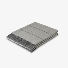 Lambswool Windowpane Throw -
