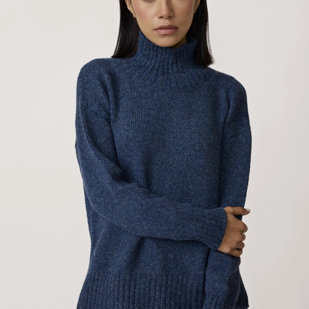 Totto Mock Turtleneck Sweater