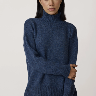 Totto Mock Turtleneck Sweater