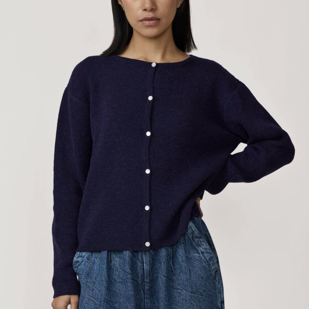 Classic Cardigan - Midnight