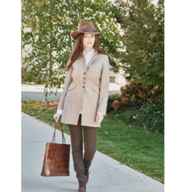 Sherwood Jacket - Light Brown Herringbone