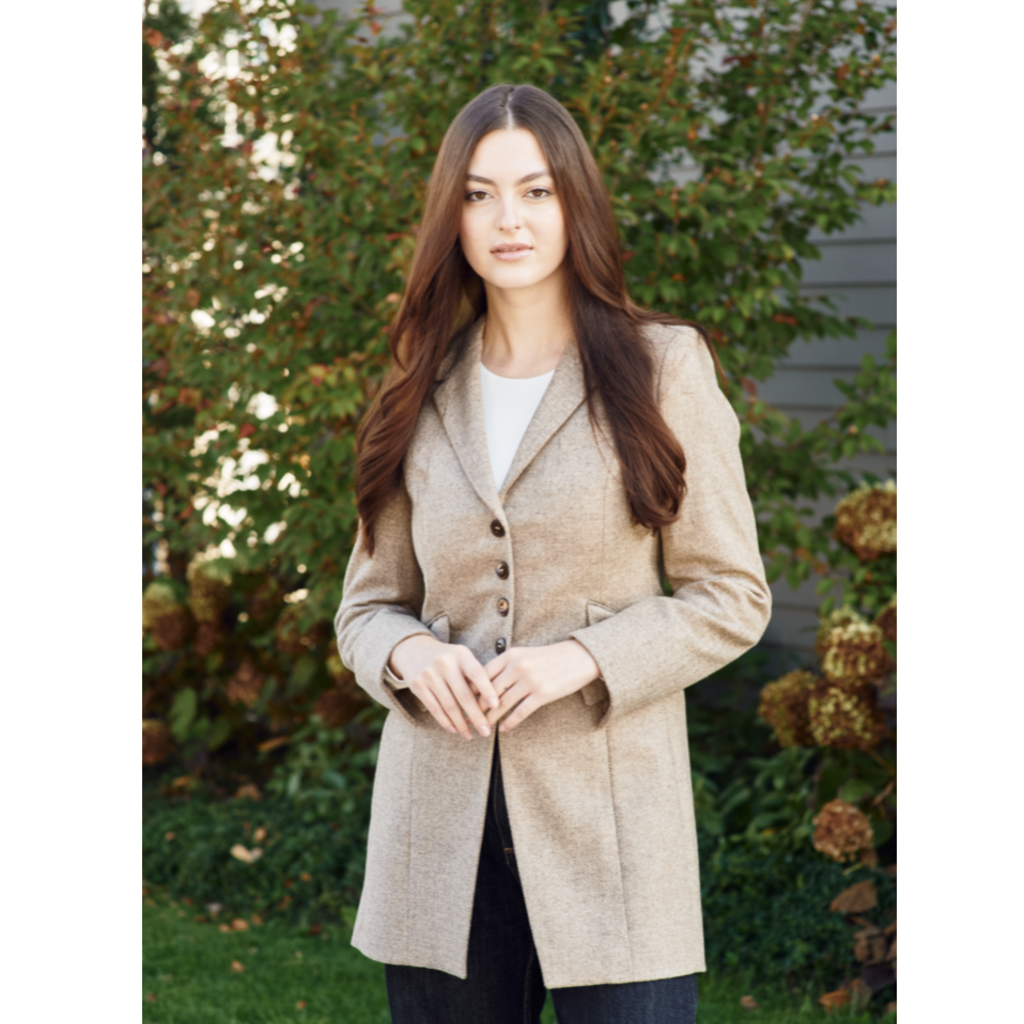 Sherwood Jacket Light Brown Herringbone