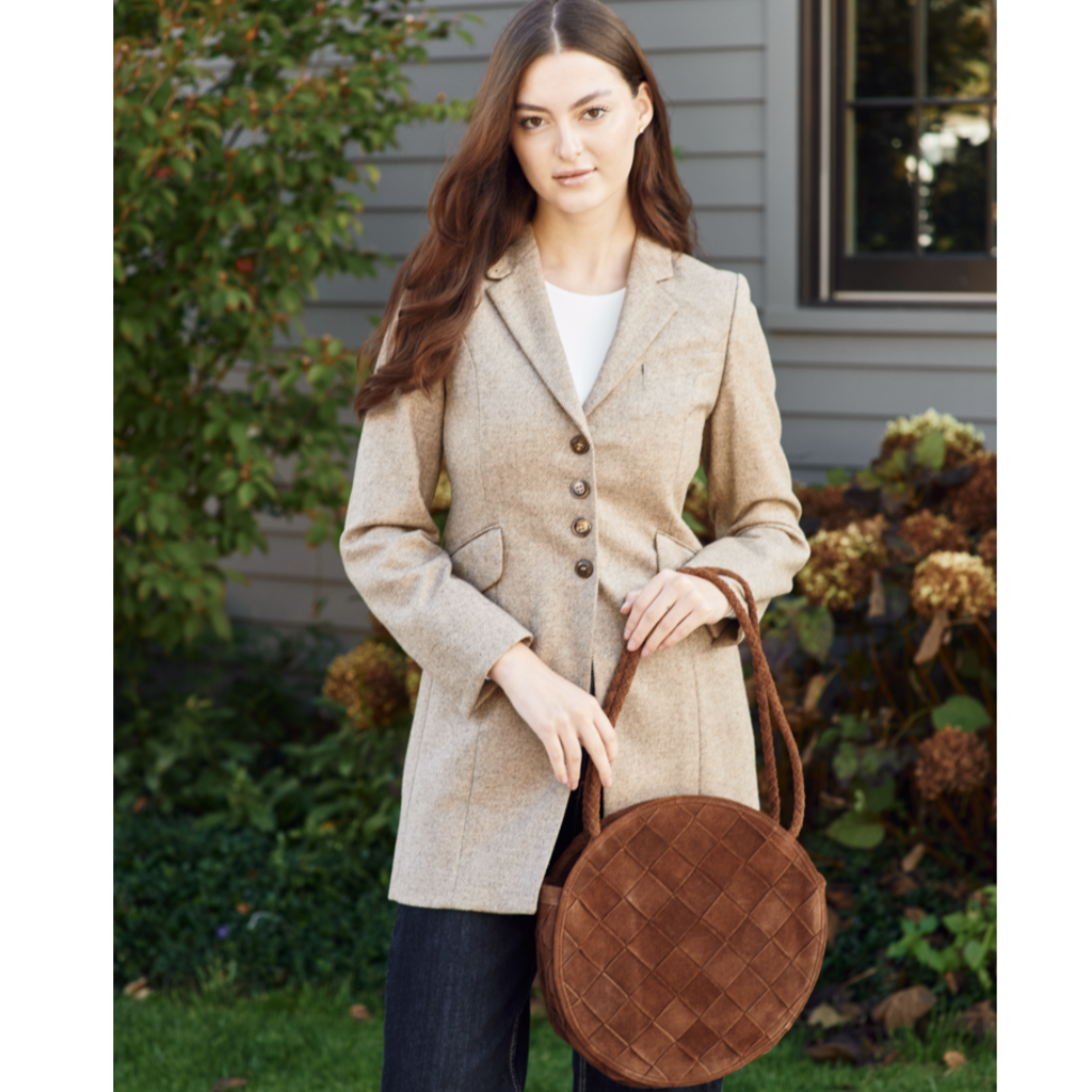 Sherwood Jacket Light Brown Herringbone