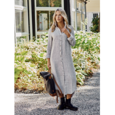 Lucy Rustic Dress - Melange Graphite
