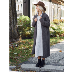 Lucy Rustic Dress - Melange Graphite