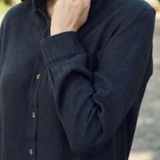 Lucy Rustic Dress -Anthracite