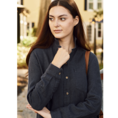 Lucy Rustic Dress -Anthracite