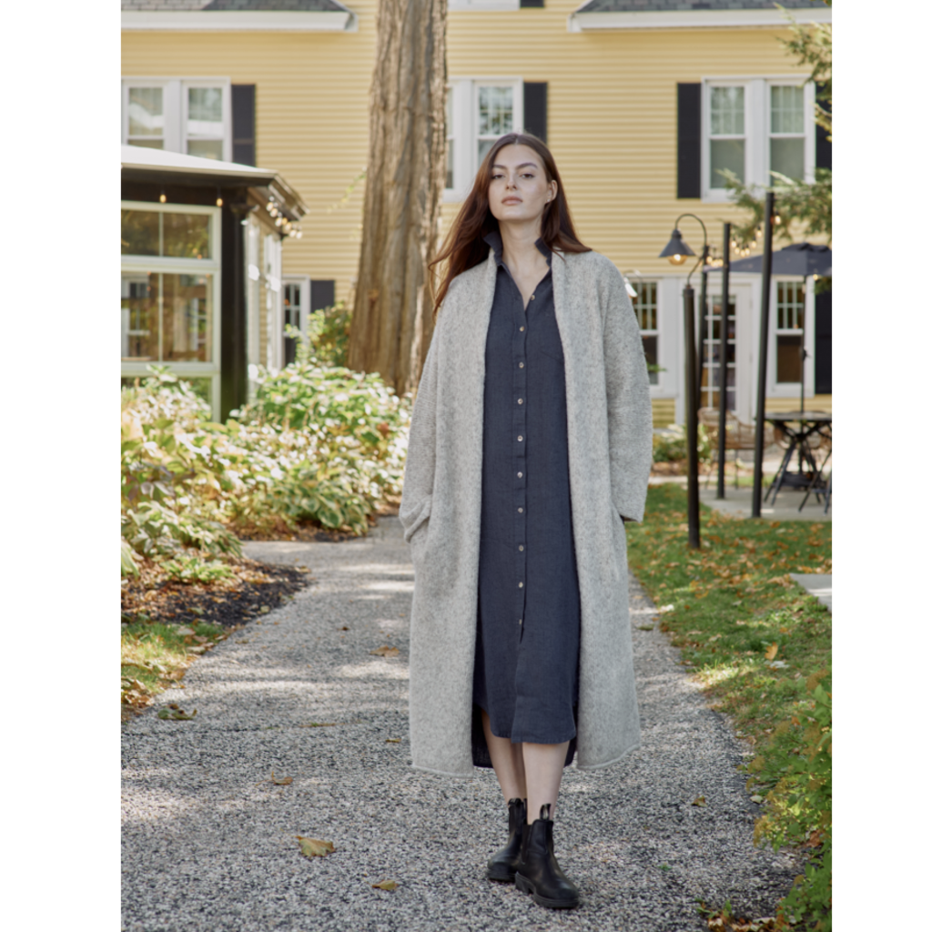 Lucy Anthracite Long Dress - Terra Anthracite