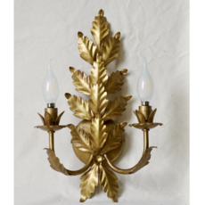 Leaves Wall Sconce - Gold Wired